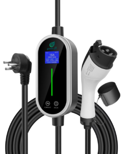 מטען נייד לרכבים חשמליים – חד פאזי type 1 – AC – אורך 5.5 מטר !