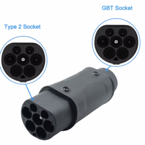 מתאם כבל טעינה לרכב חשמלי מType 2 ל GBT פאזה הפוכה