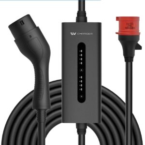 מטען נייד (כבל סבתא) 22kW | תלת-פאזי | Type 2